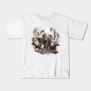 Hunting dogs , hunting season Kids T-Shirt